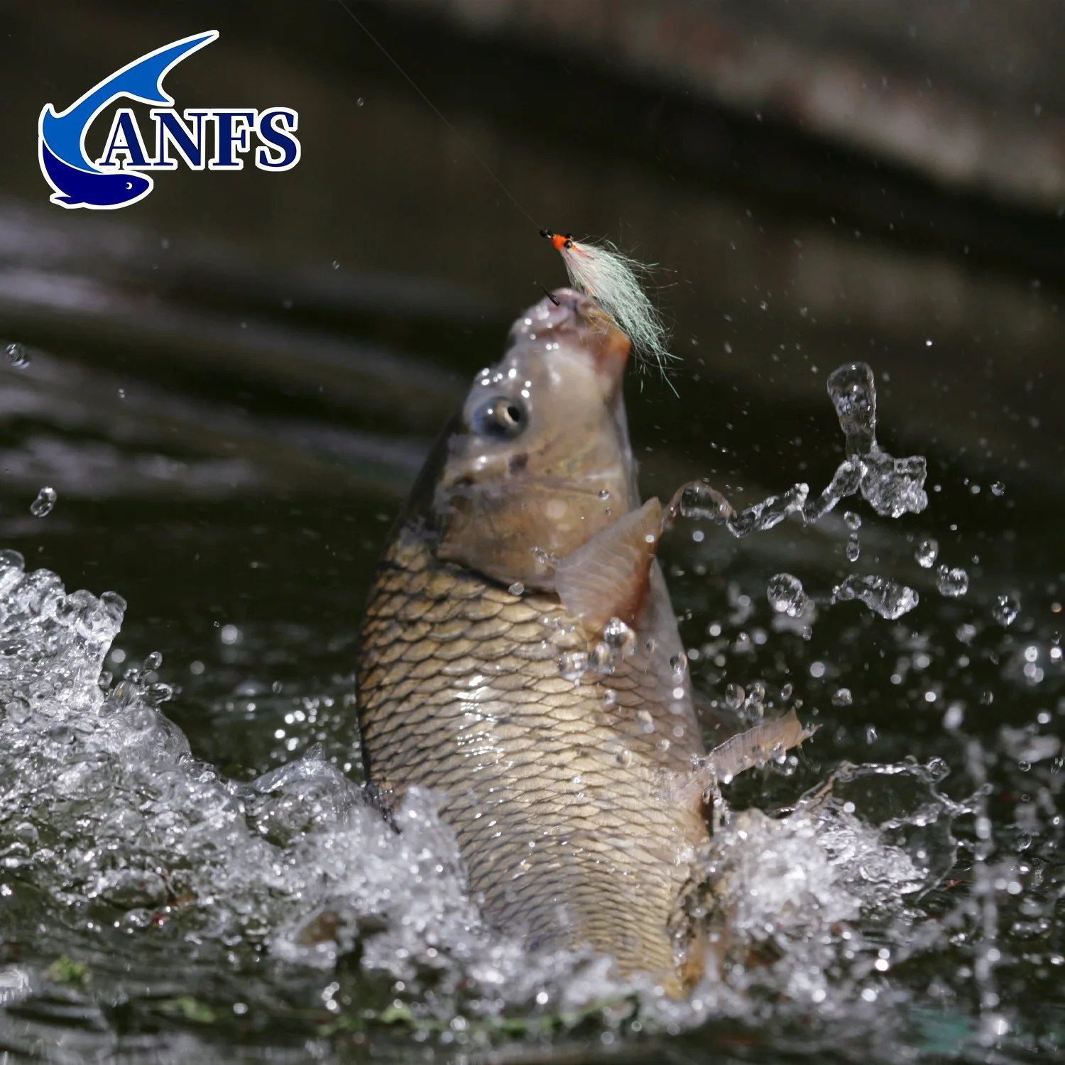 ANFS Crazy Charlie — Mosca de pesca para lubina, trucha y pez hueso - imagen 3