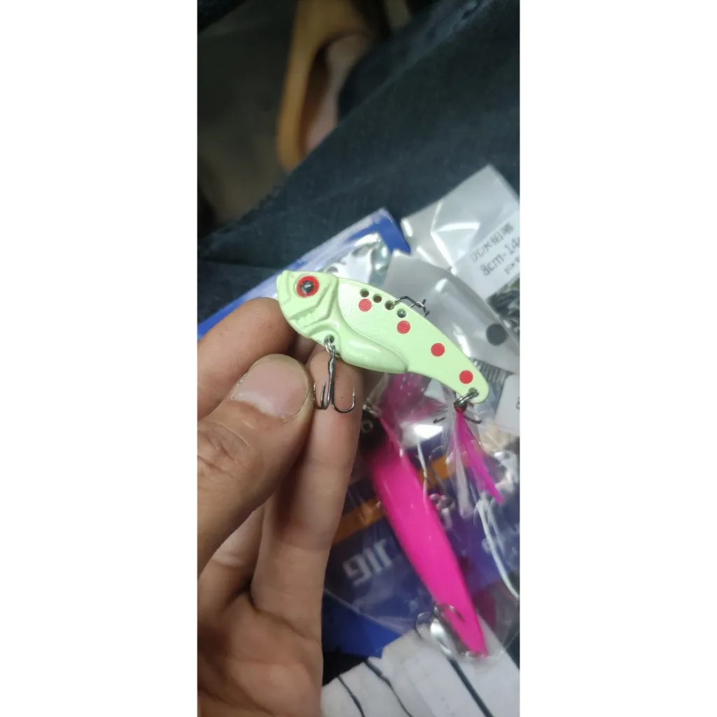 Goture-señuelo de Pesca con cuchara giratoria VIB de Metal para invierno, plantillas de 7g, 10g, 12g, cebo Artificial con vibración, trucha, lubina, aparejos de Pesca, 1 Uds. - imagen 4