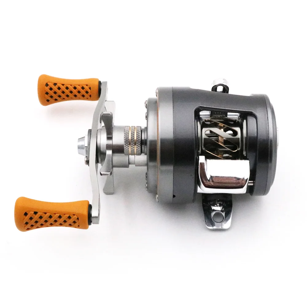 Carrete de Baitcasting AKS51, carrete de tambor de Micro objeto, todo de Metal, carrete giratorio 11 + 1BB 6,2: 1, carrete de pesca de alta velocidad, nuevo - imagen 2