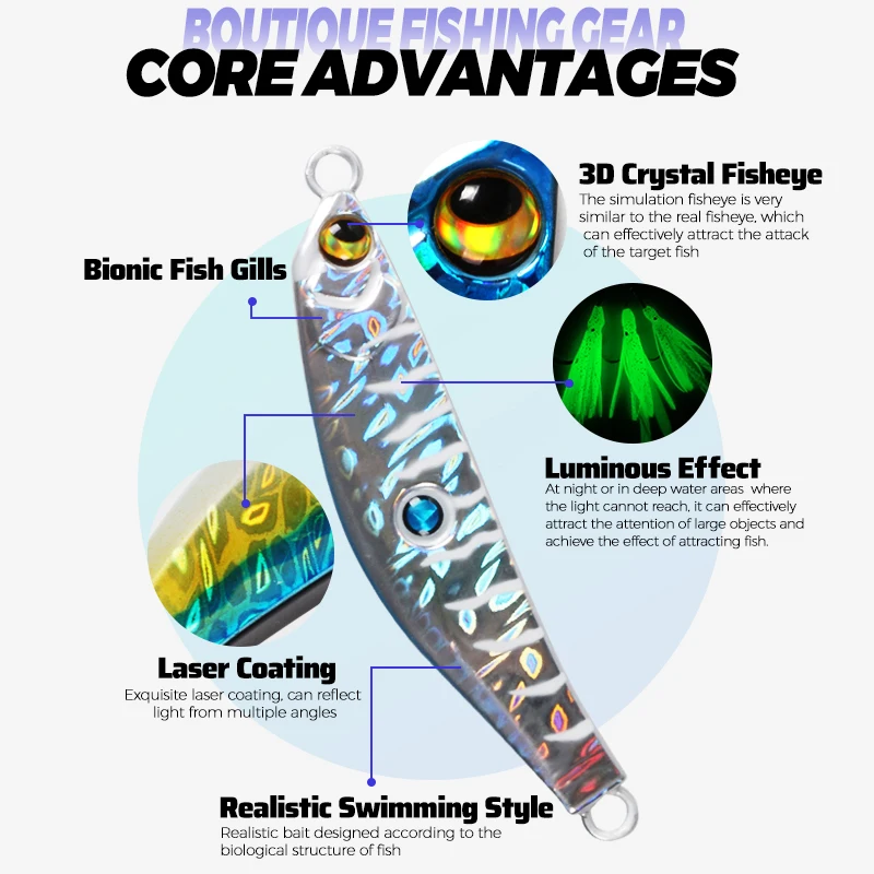 OBSESSION J89 80g 100g 150g 200g Shore Casting Jig cuchara Jerkbait plano curvo Metal Jigbait sardina hundimiento pesca Jigging señuelo - imagen 4