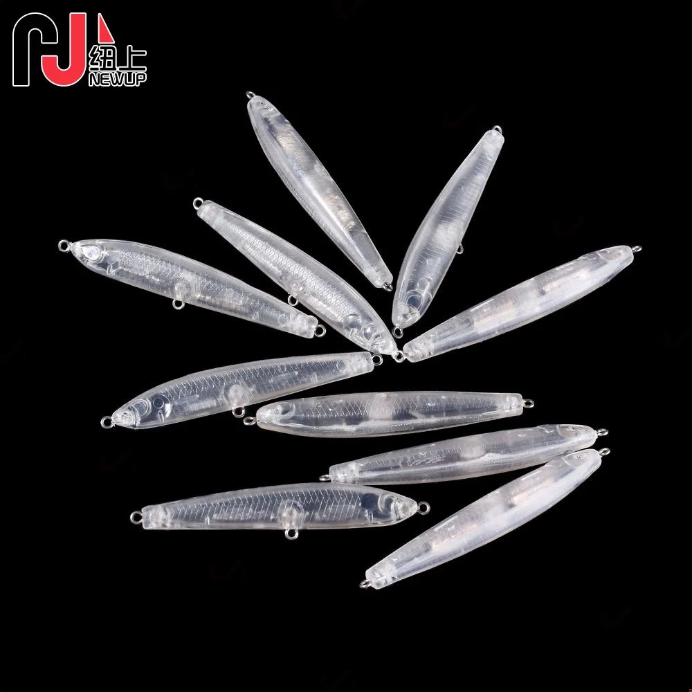10 unids/lote cebo de lápiz en blanco sin pintar 7,5 CM-9G Señuelos de Pesca artificiales duros Wobble hundimiento espacios en blanco aparejos pche en mer leurre - imagen 2
