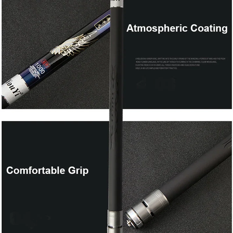 7,2 m 8m 9m 10m 11m 12m 13m caña de pescar de carbono 46T de alta calidad caña de pescar telescópica súper dura carpa caña de pescar ultraligera - imagen 5