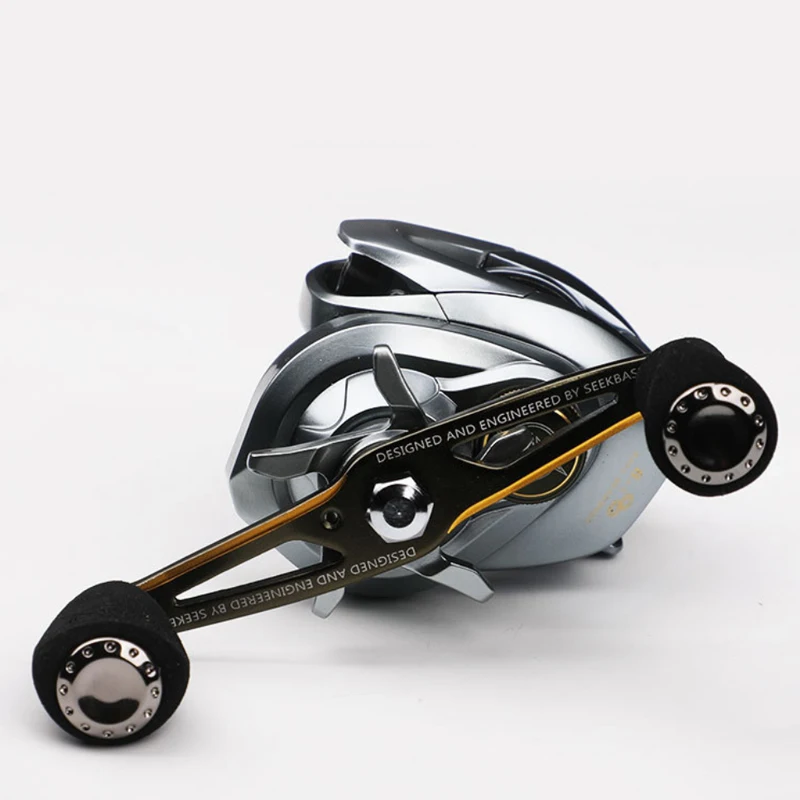 Carrete de Metal ultraligero para pesca Baitcasting, sistema de freno magnético, relación de engranaje 7,6: 1/6, 5:1 - imagen 5