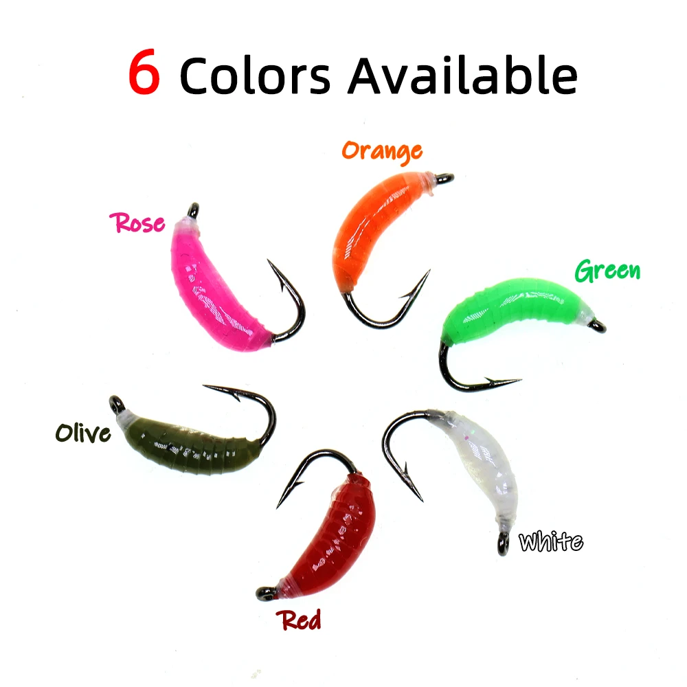 Ninfas Scud y Caddis WIFREO – Moscas artificiales para trucha - imagen 4