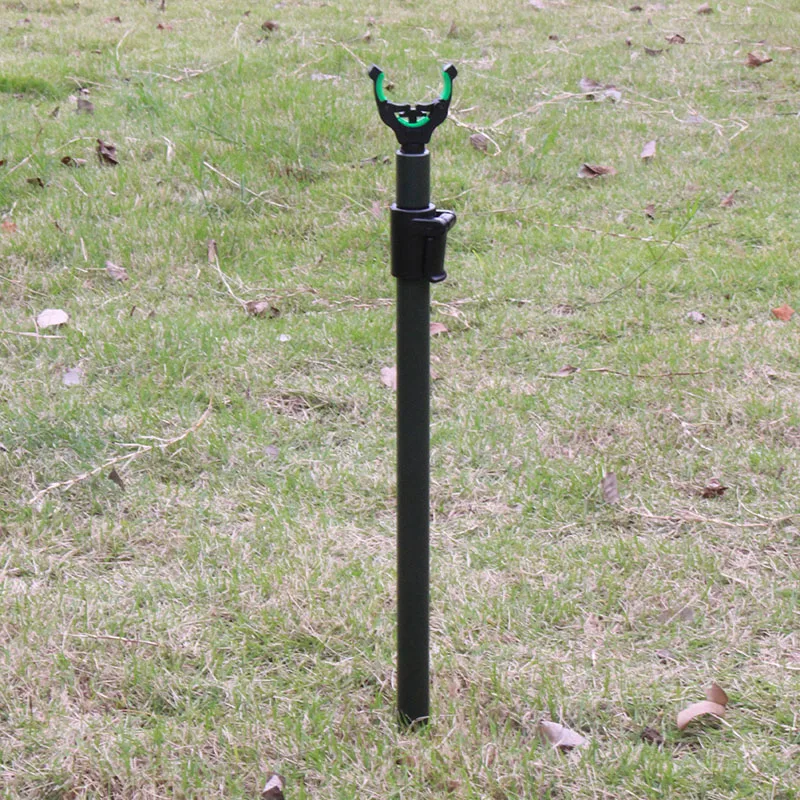 Palos de banco para pesca de carpa, soporte de caña de aluminio, accesorios de pesca, 2 uds. - imagen 3