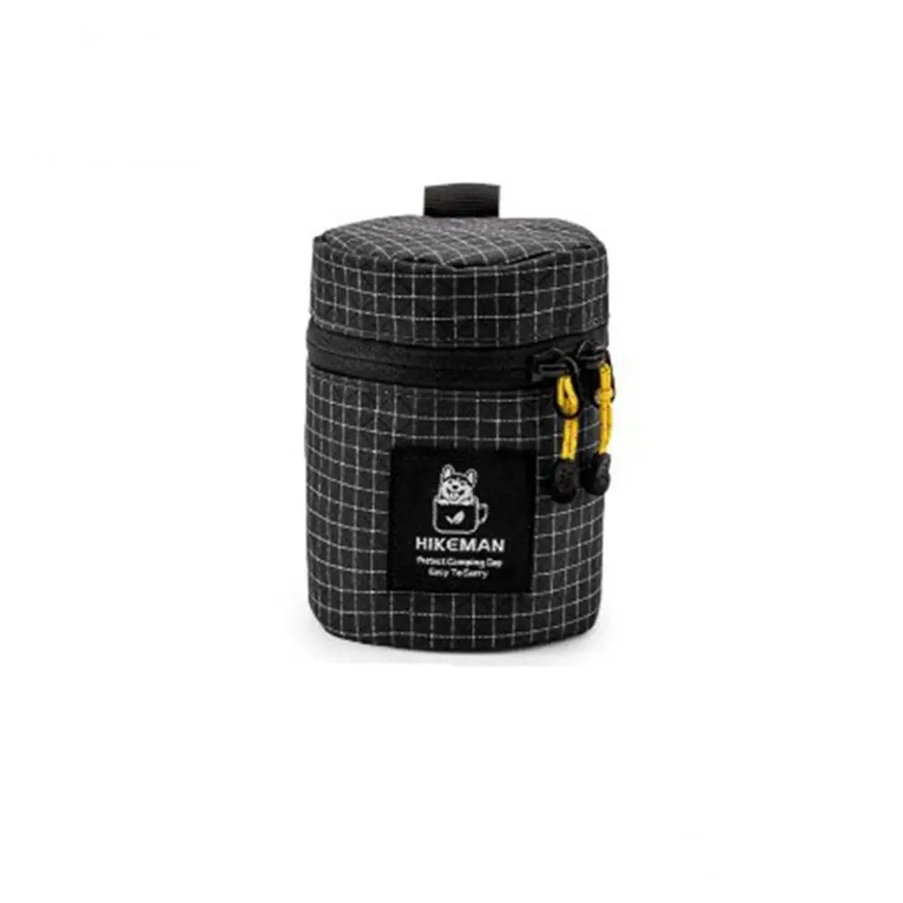 Bolsa de taza de té portátil para exteriores, juego de té cilíndrico multifuncional para exteriores, protección anticolisión gruesa, 8,5x11cm - imagen 4