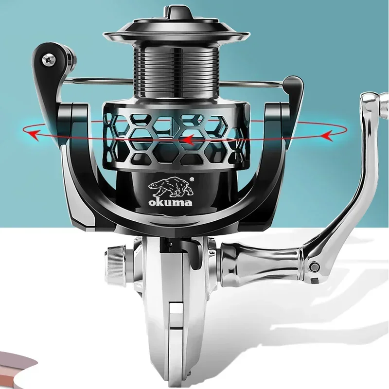 Carrete de pesca Okuma 18Kg Max Drag14 + 1BB rueda giratoria carrete de sedal de pesca de mar 1000-7000 - imagen 4