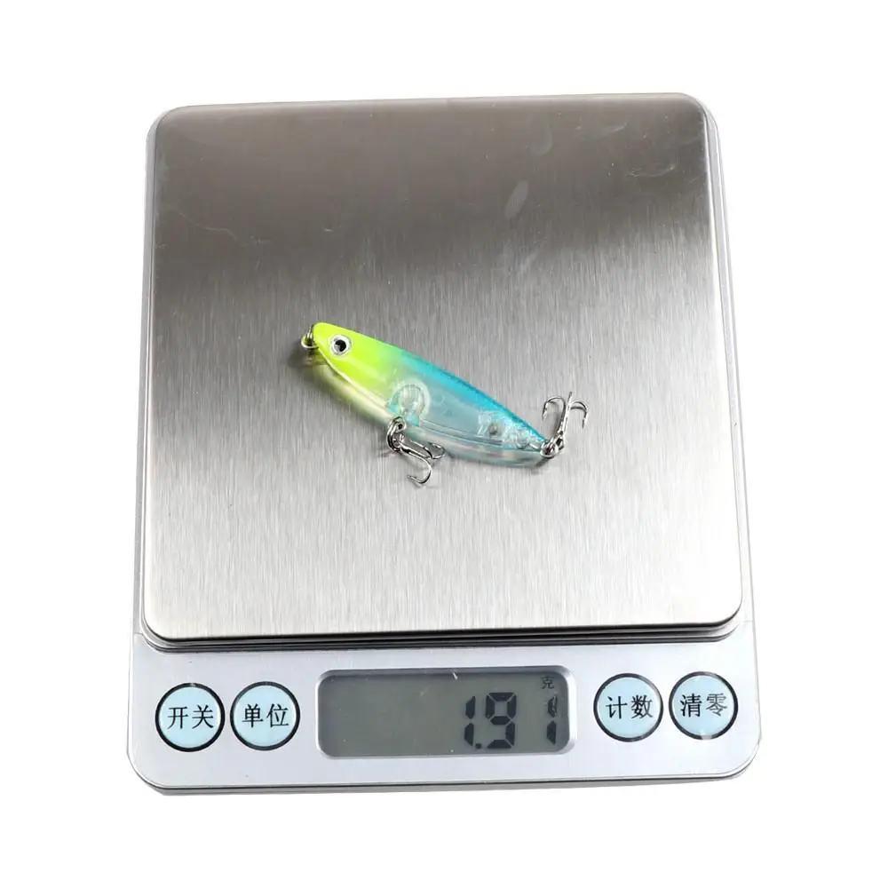 Mini pesca 4,5 cm/1,9g señuelo flotante cebo tipo lápiz Topwater cebo de pesca de agua dulce equipo de pesca al aire libre cebo falso biónico - imagen 4