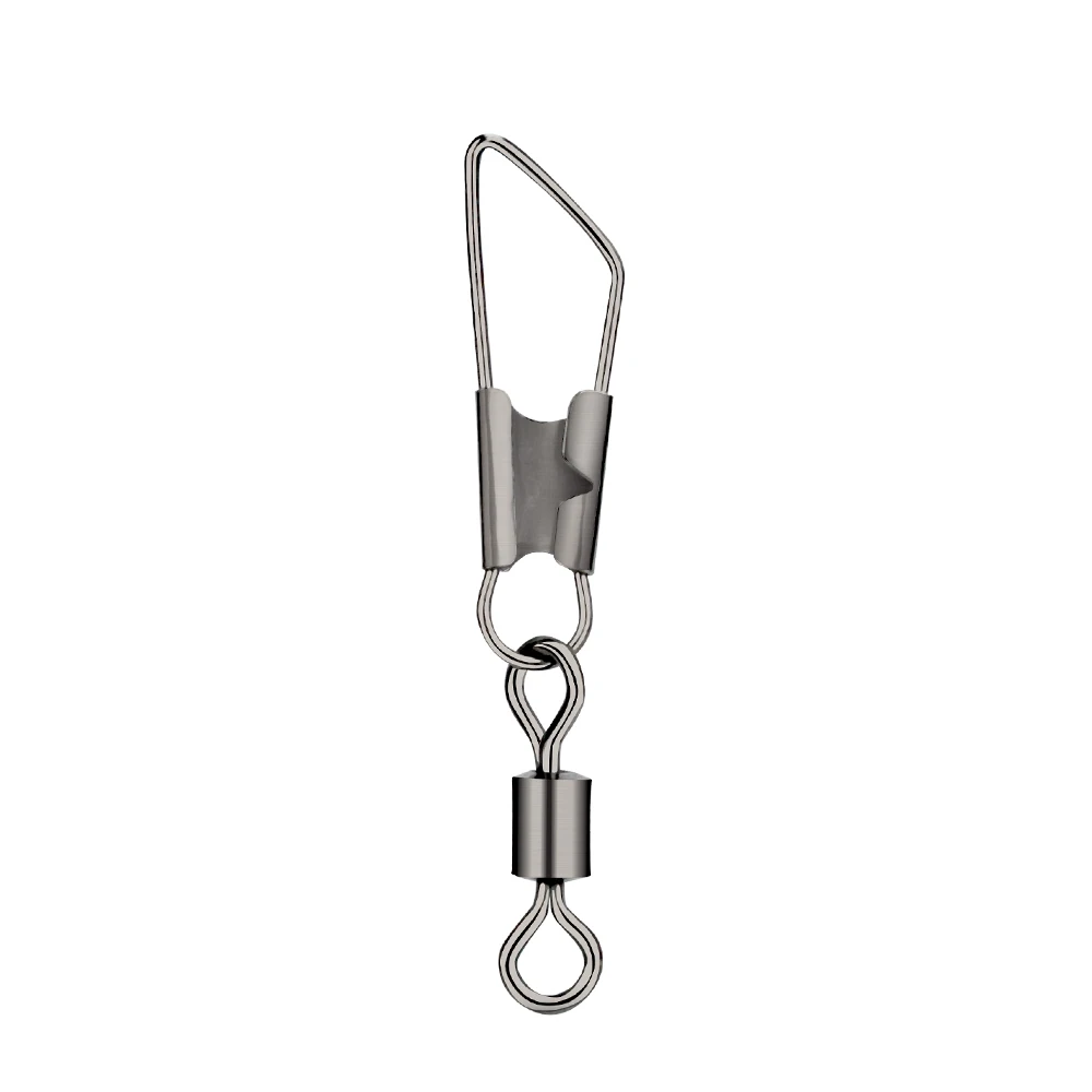 Conector de Pin de pesca de barril de latón, anillos sólidos con enclavamiento, 50 piezas - imagen 2