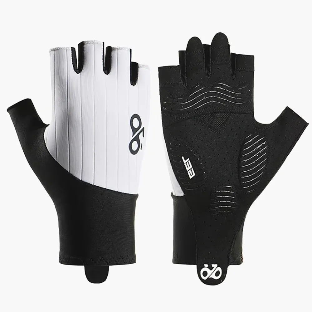 Guantes de bicicleta de verano, guantes de ciclismo MTB de medio dedo para hombres, acolchados 3D, antideslizantes, absorbentes de golpes, accesorios para bicicletas - imagen 2