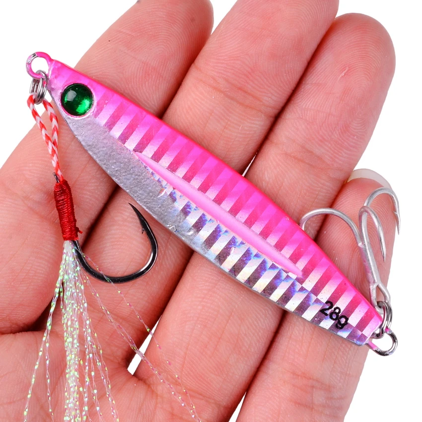 Cuchara jig metálica para lubina de la costa - imagen 5