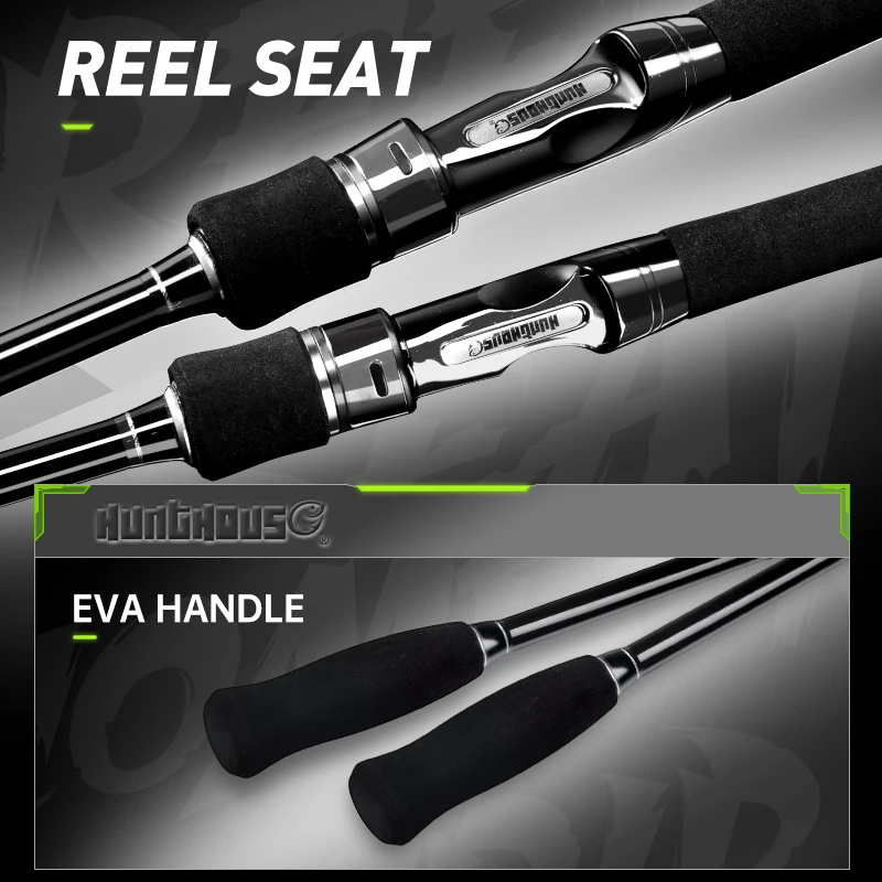 Caña de pescar de calamar Hunthouse Egi Spinning Eging 2,29 m 2,52 m 2 secciones fibra de carbono pulpo sepia accesorios aparejos de pesca - imagen 4
