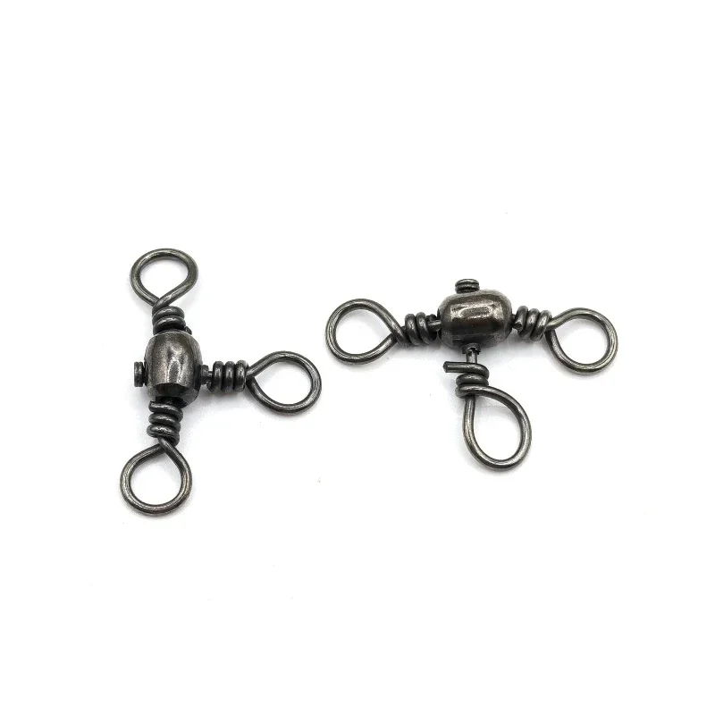 Junta giratoria de tres garras en forma de botella, conector de anillo figura ocho, accesorios de pesca 80 piezas - imagen 3