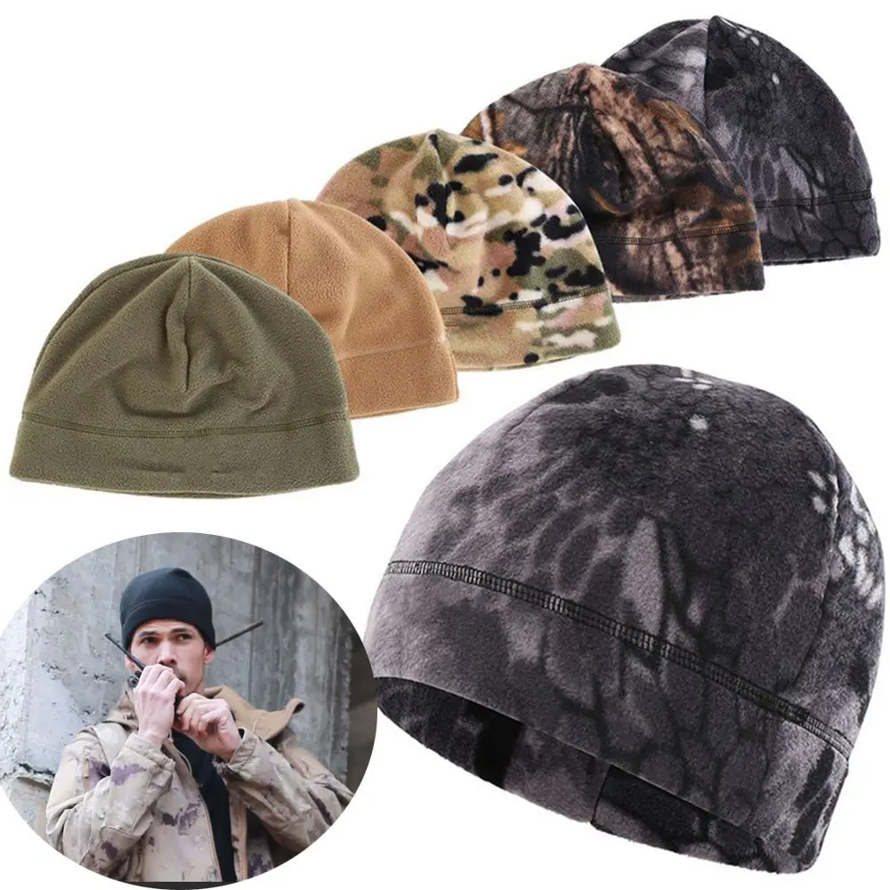 Gorro clásico cálido de invierno de talla única, gorro a prueba de viento para hombres y mujeres, gorros de lana, gorros de senderismo, gorro holgado de esquí - imagen 3