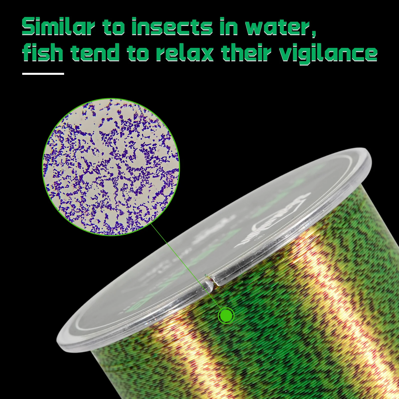 Línea de pesca de nailon SeaKnight marca CARP Spot 500M antidesgaste suave y fuerte para pesca de carpa 10-25LB INVISIBLE bajo el agua