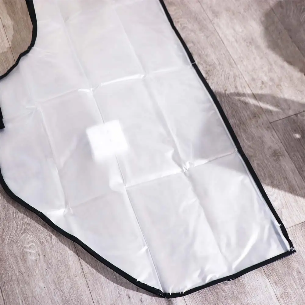 Con cremallera bolsa de Golf cubierta impermeable bolsa de Golf de gran capacidad capa de lluvia PVC transparente bolsas de Golf a prueba de polvo escudo suministros de cancha - imagen 2