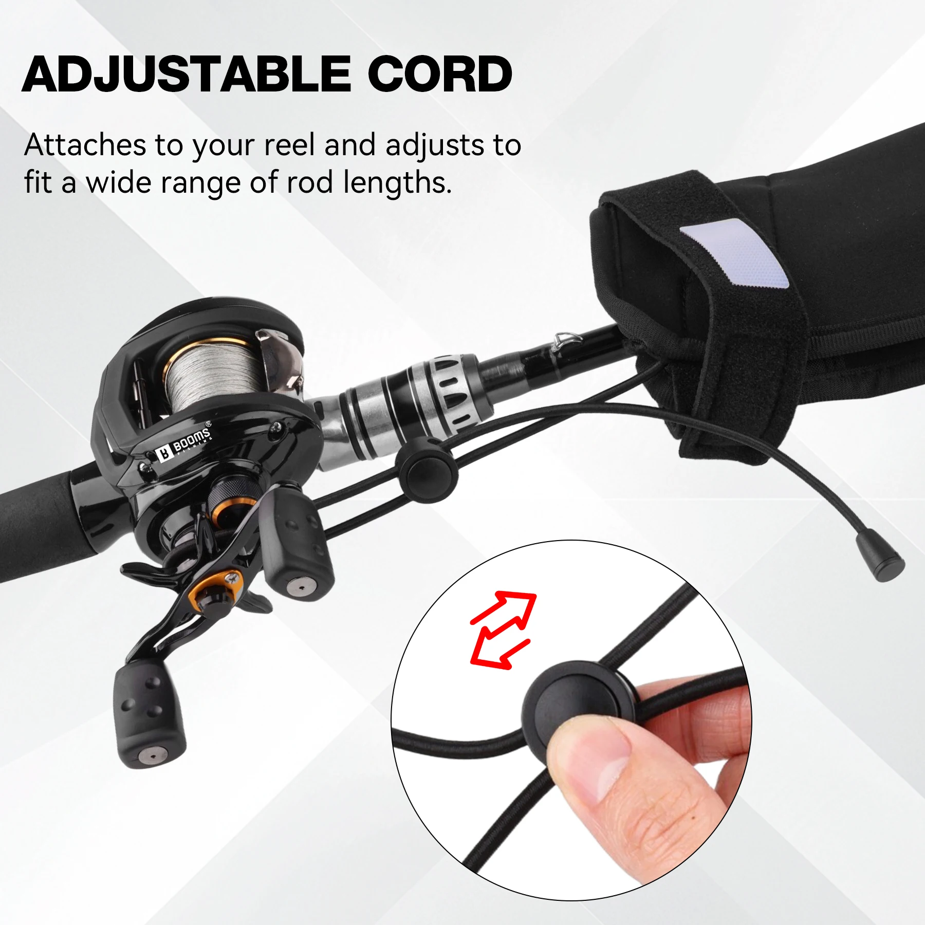 Funda Booms Fishing RS8 – Caña de Lanzado y Trolling - imagen 3