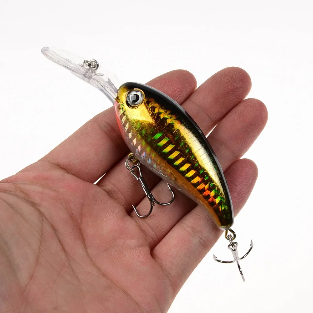 Un señuelo de pesca colorido brillante diseñado para captar peces