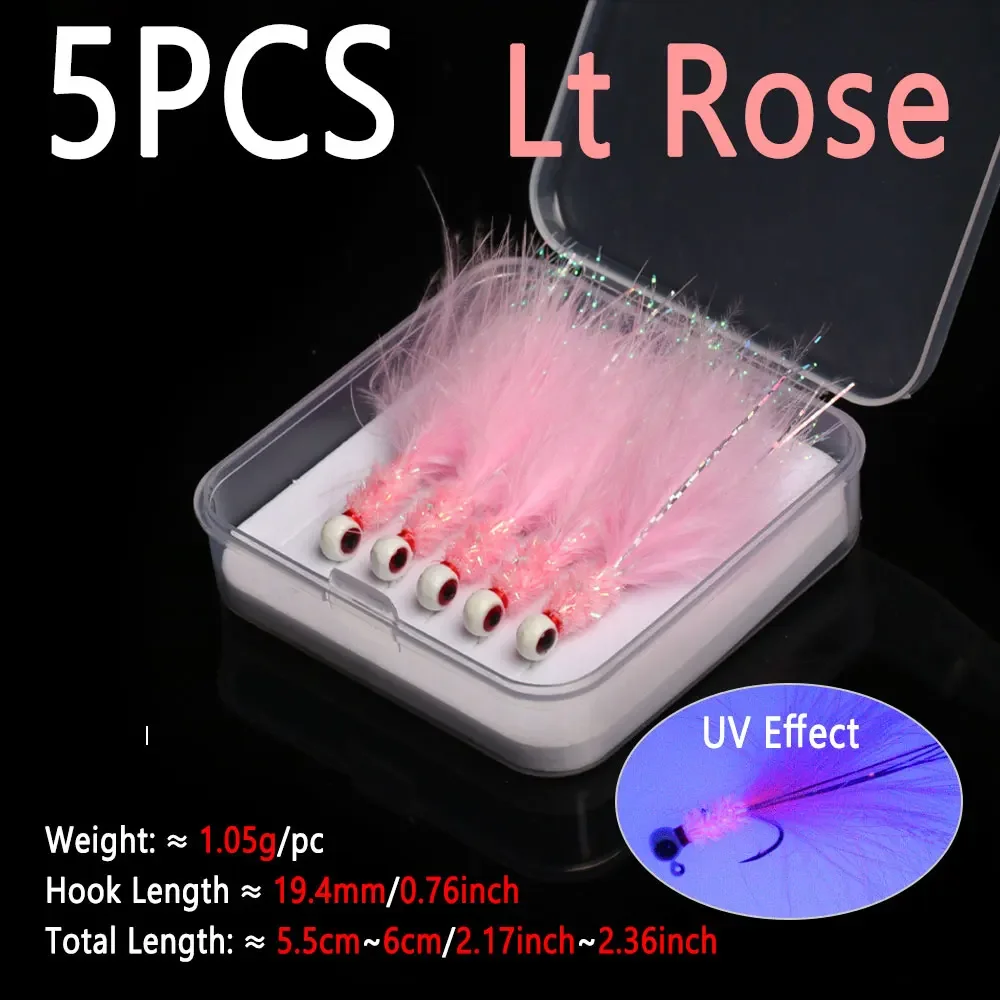5pcs Lt Rose