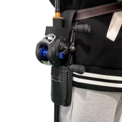 Portador de caña compacto, bolsa para caña de pescar, poste de inserción portátil, gran compatibilidad para cañas de lanzamiento giratorias