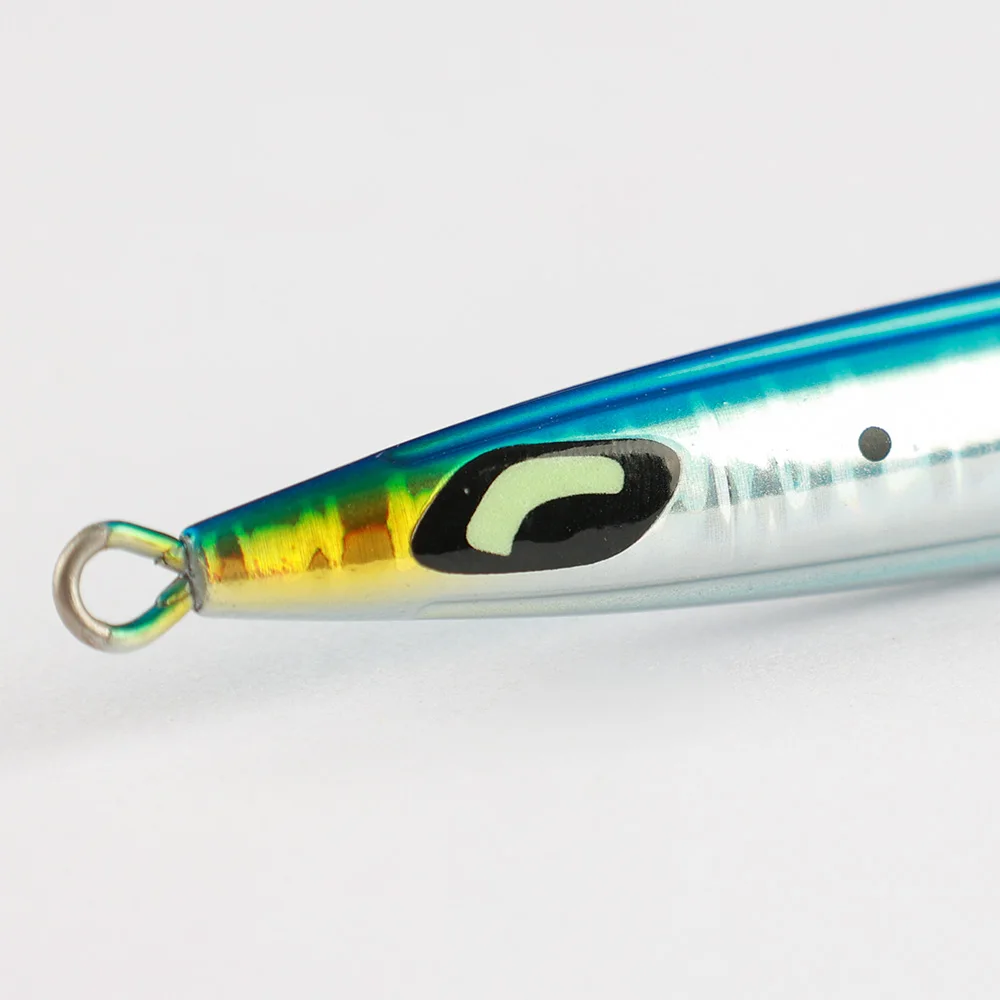 CASTFUN-plantilla Vertical que brilla en la oscuridad para agua salada, 100g, 150g, 200g, 250g, 300g, plantillas de velocidad, cebo Artificial duro, señuelo de Jigging - imagen 4