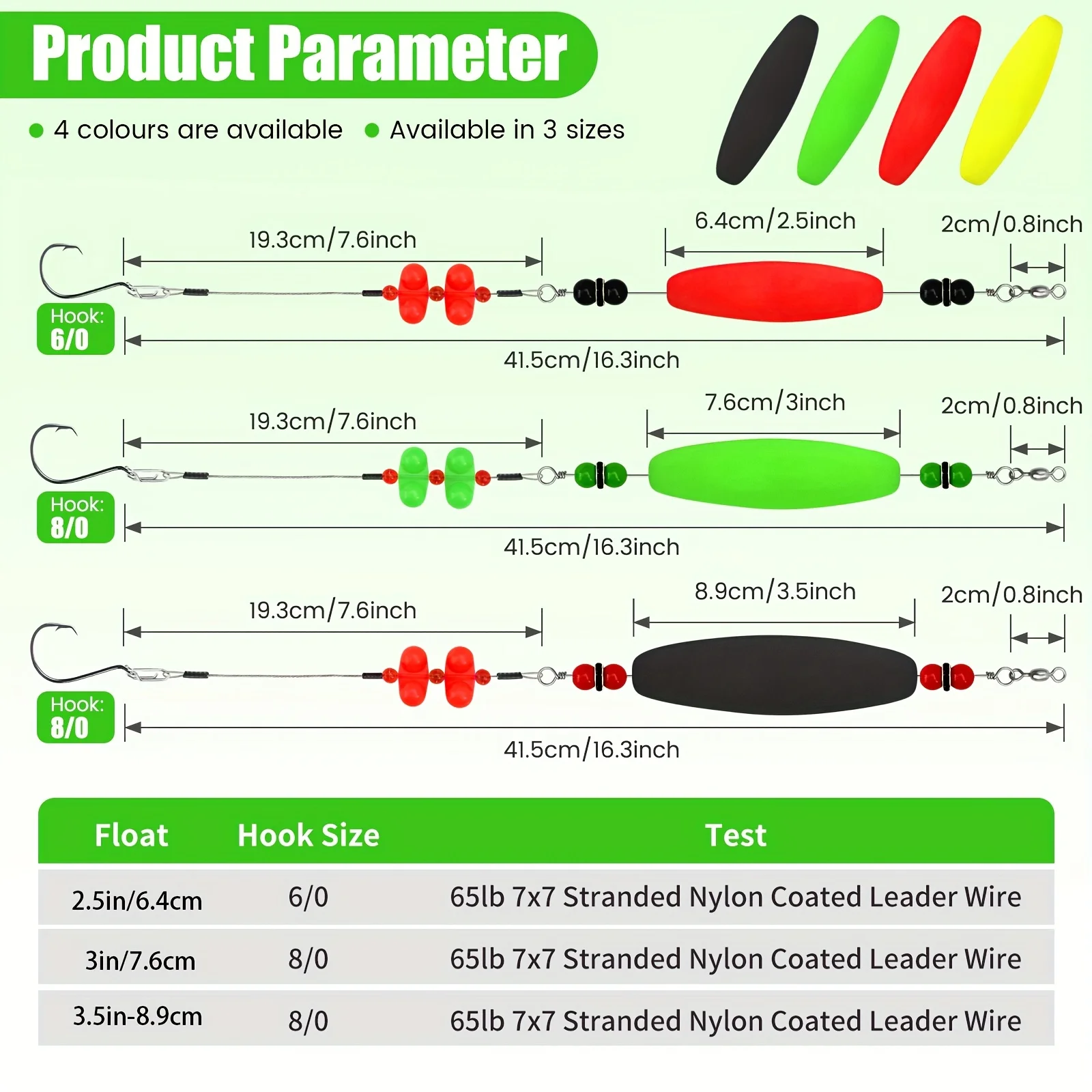Kit Santee Rig – Aparejo flotante para siluro con flotador sonajero - imagen 2
