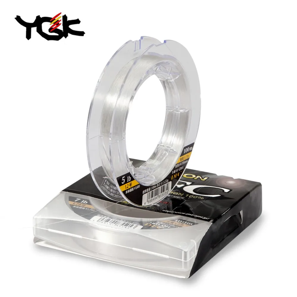 Línea de pesca de fluorocarbono DFC, 100M, 100% súper fuerte, importada de Japón, línea de carbono, monofilamento transparente frontal - imagen 5