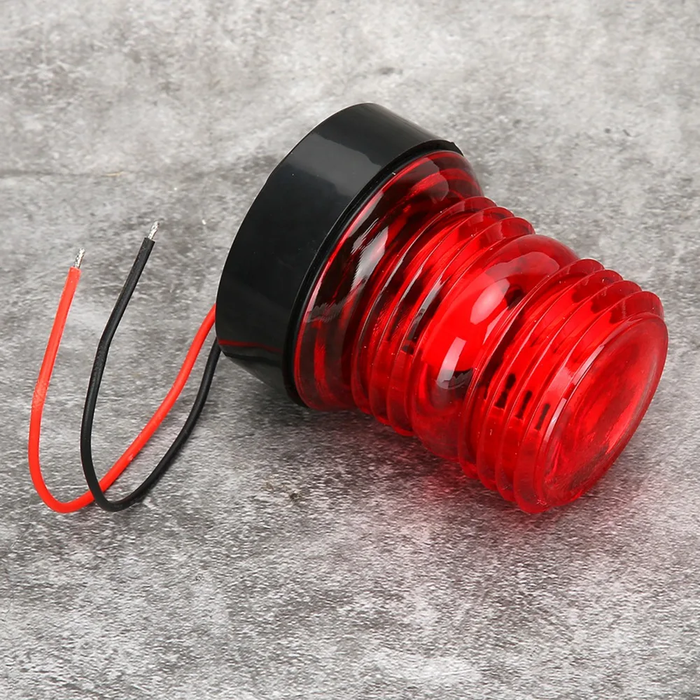 Luces laterales Lámpara de señal de 12 V Luz LED Luz de anclaje de 360 grados Luz de vela impermeable Marina - imagen 3