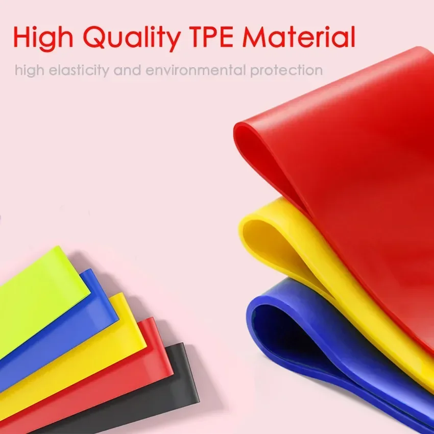 Bandas de goma de resistencia para Yoga x-light to x-heavy, bandas elásticas para Fitness, entrenamiento, Fitness, goma, Pilates, equipo de entrenamiento deportivo - imagen 5