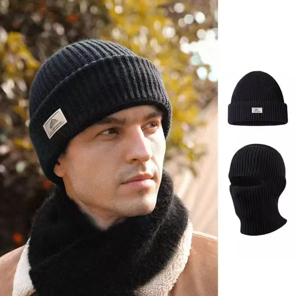 Nuevo Gorro de punto a prueba de viento, gorro grueso y cálido para cara completa, protección para los oídos, pasamontañas de invierno, gorro para esquiar al aire libre - imagen 4