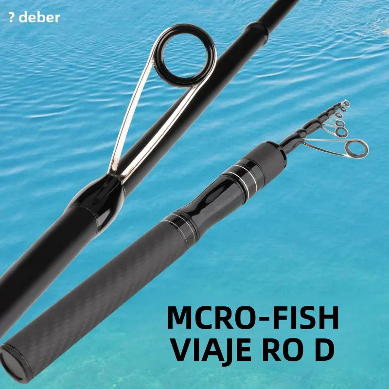 Caña telescópica Deukio Mini Shrink – Carbono ultraligero