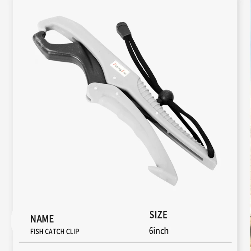 Pinza de labio de pescado, agarre para lubina, trucha, plástico ABS, alicates de pesca flotantes, controlador flotante, aparejos de herramientas de pesca - imagen 5