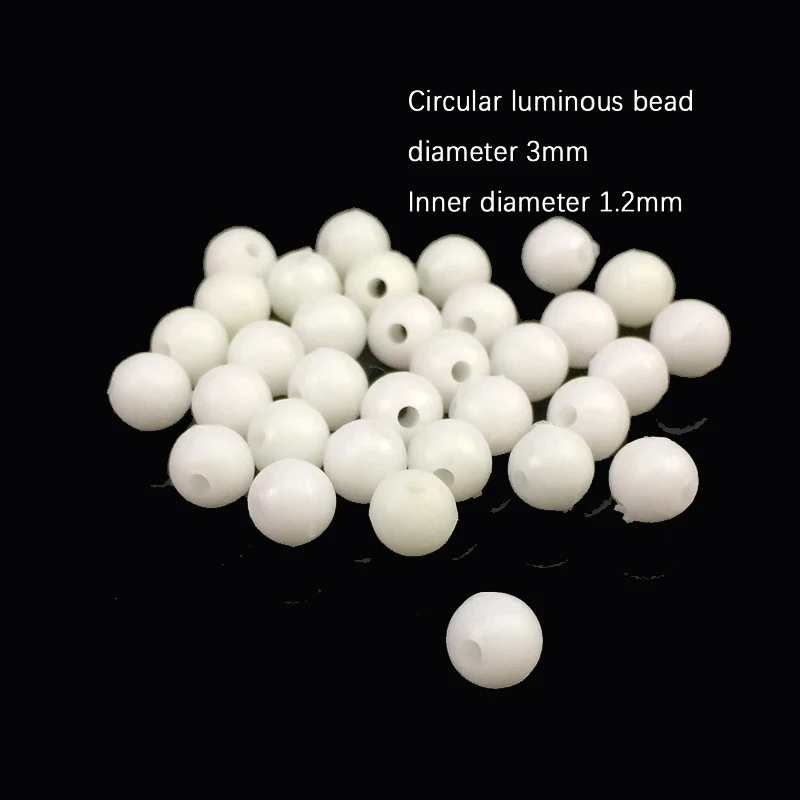 2000Pcs White 3mm