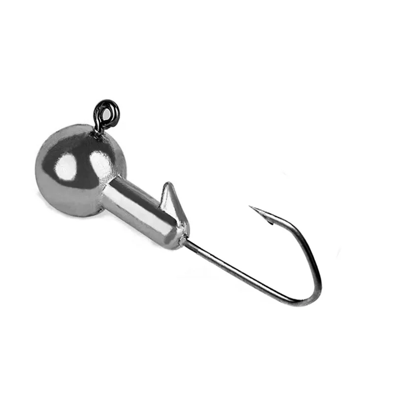 Bazooka Jig Head-anzuelo de pesca de plomo, 7g, 11g, 15g, 22g, anzuelos de Lucio, accesorios de gusano suave, plantilla de manivela fuerte anticaída - imagen 3