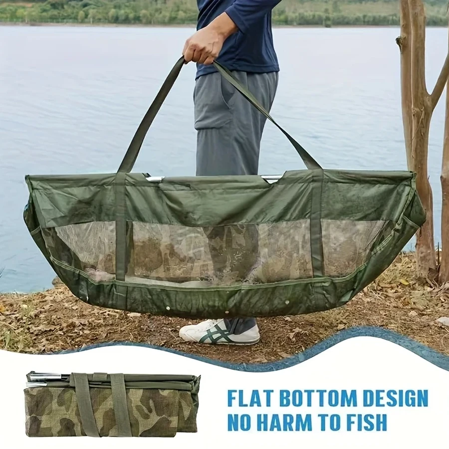 YOTO Bolsa de pesaje PVC con malla plegable y eslinga para lubina - imagen 4