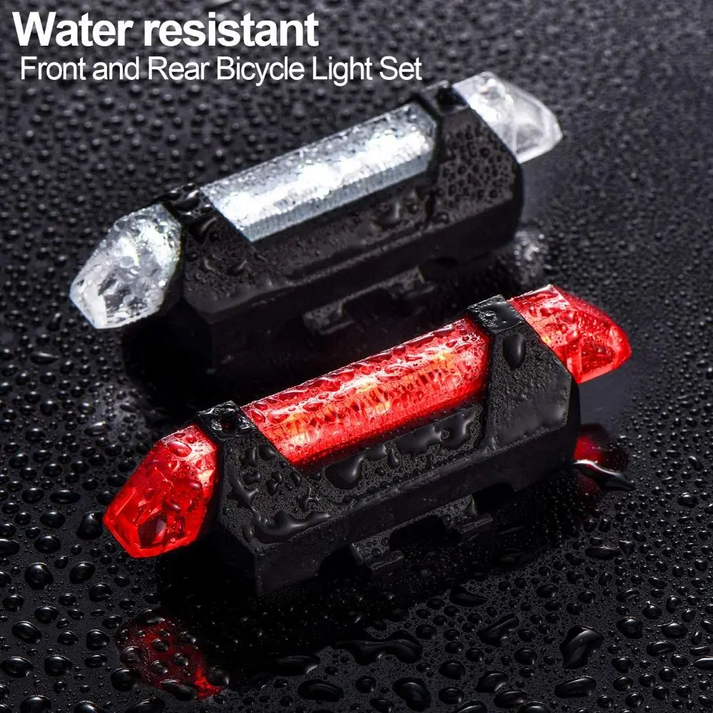 Luz trasera recargable USB para bicicleta – Impermeable e intermitente - imagen 4