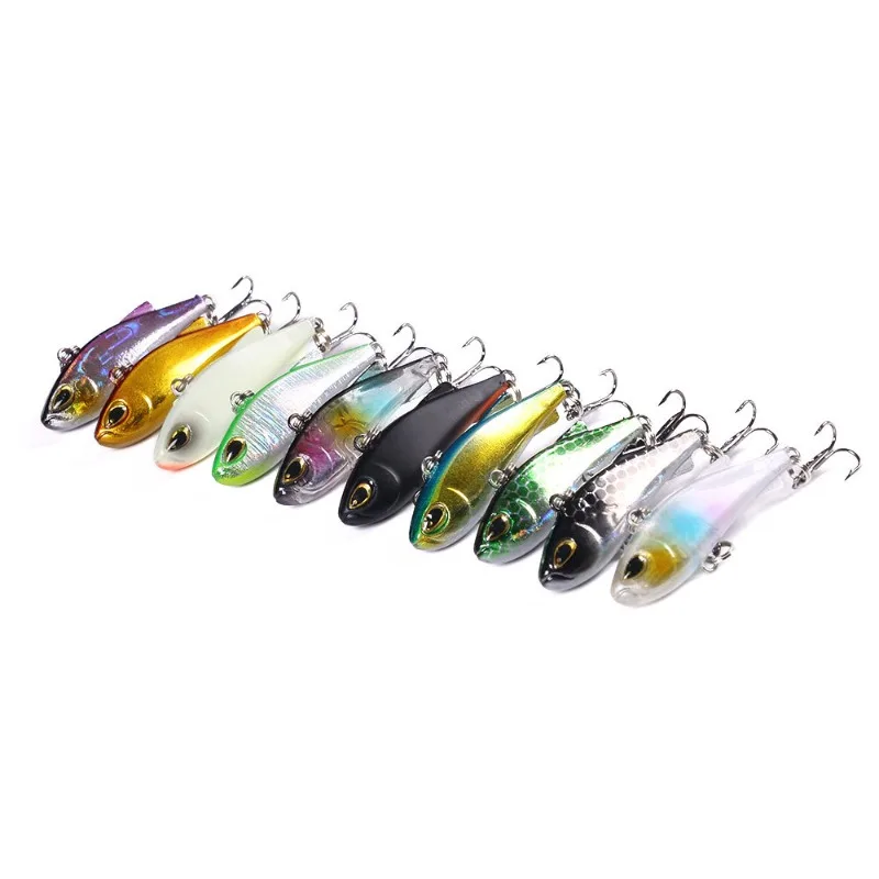 ALASICKA Mini señuelo de pesca que se hunde con vibración, anzuelo VMC aparejo, cebo duro de pescador Wobbler para salmón, lubina, trucha, 40mm, 3,6g - imagen 3