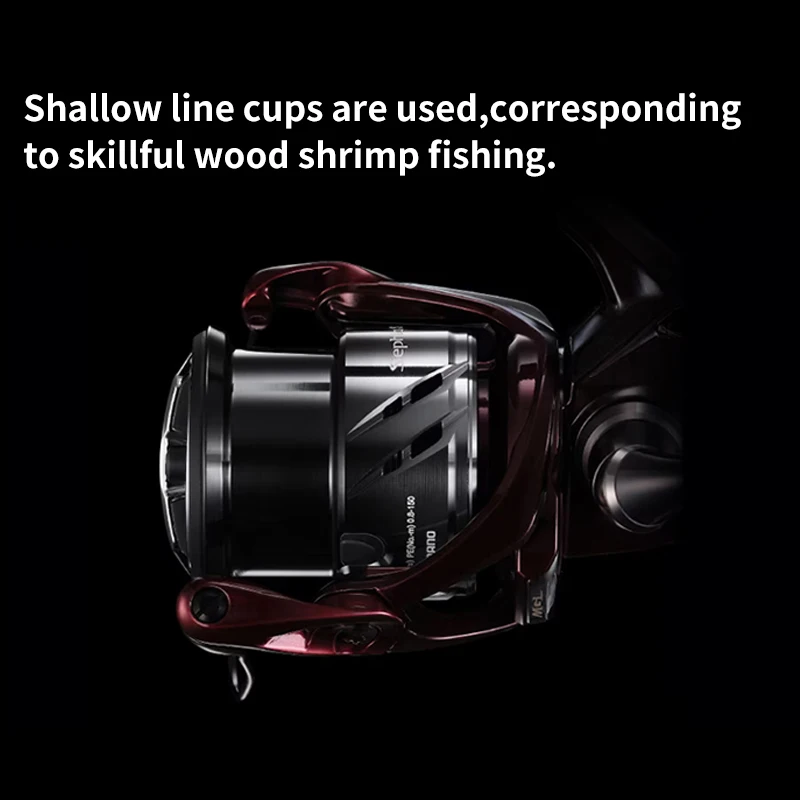SHIMANO-rueda giratoria Sephia SS BB, rueda de calamar XR, rueda de madera para camarones, línea de pesca de agua dulce, rueda de sepia, 23 - imagen 4
