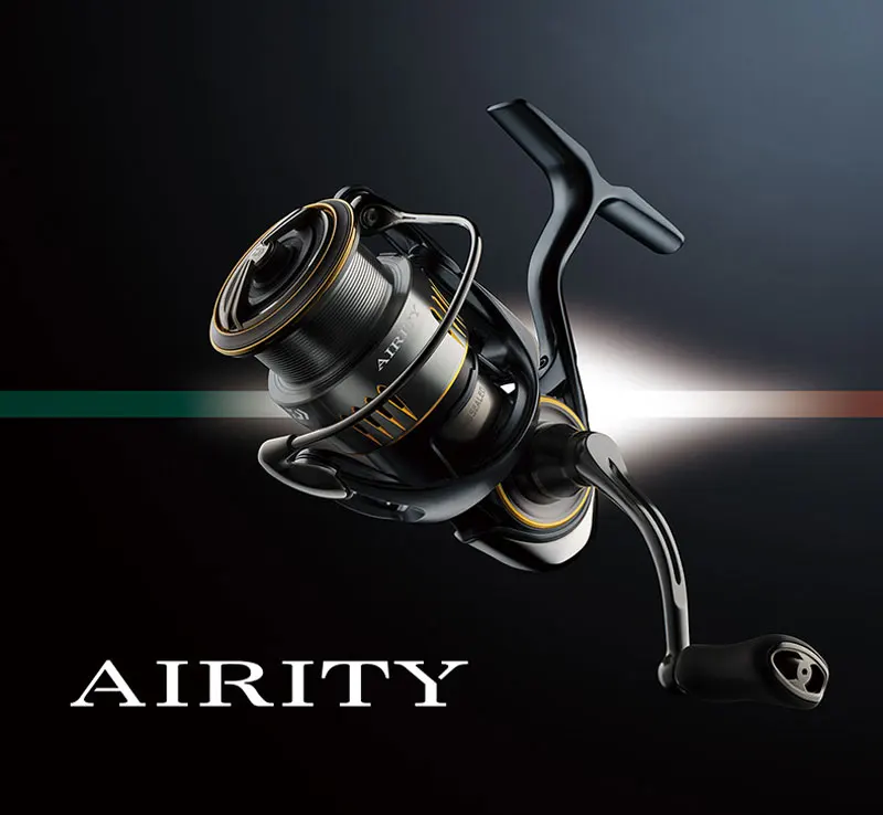 Carrete DAIWA AIRITY LT/SF vista frontal con rotor Airdrive
