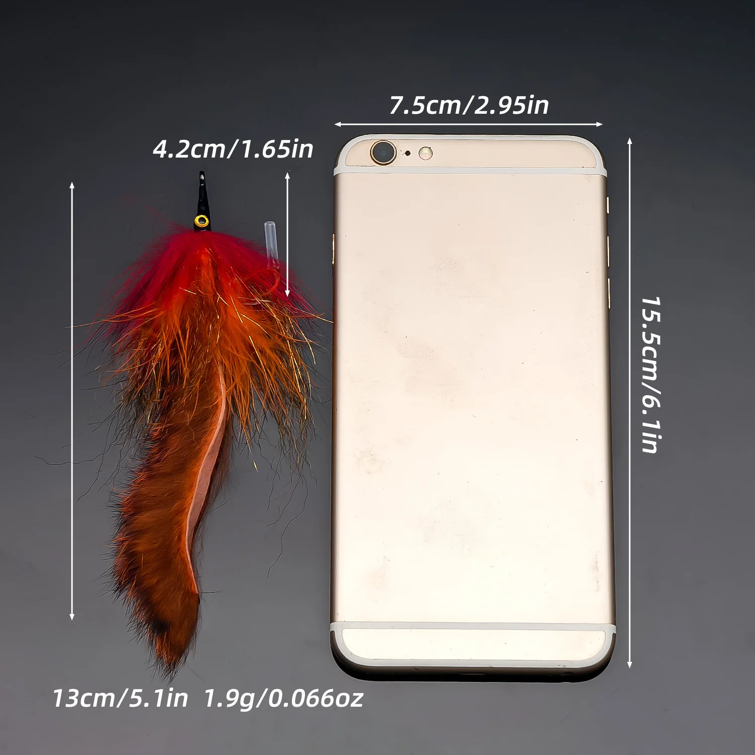 ANFS Mosca de streamer para agua salada - imagen 2