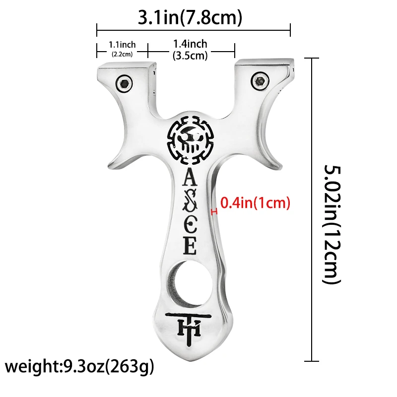 Tirachinas de caza de alta precisión, tirachinas de acero inoxidable, Catapulta de gran potencia para deportes al aire libre, juego de tiro, accesorios de caza - imagen 2