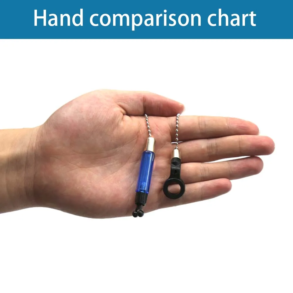 JSFUN alarmas de mordedura perchas de pesca de carpa bobinas intercambiadores indicadores alarma de pesca Swinger cadena de acero alarma de mordedura herramientas de pesca - imagen 5