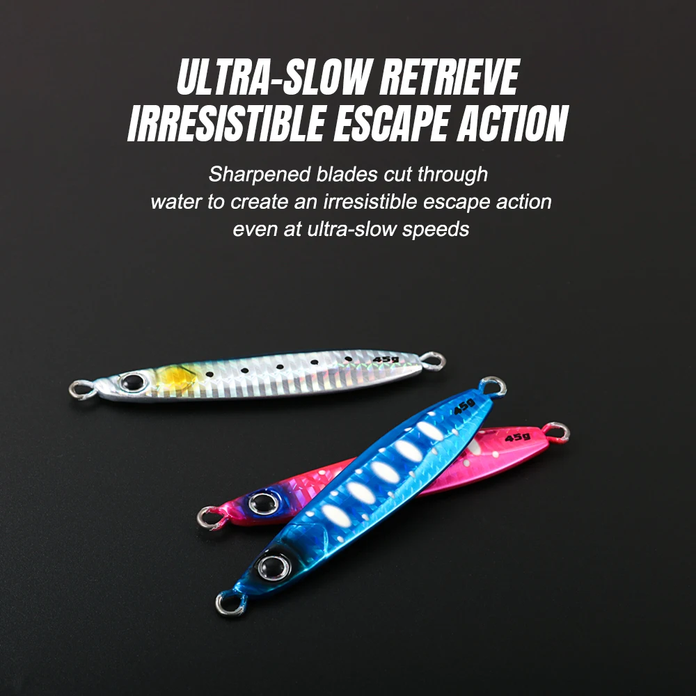 Jigging Pro Sacrifice II – Jig metálico de recogida lenta para mar - imagen 4