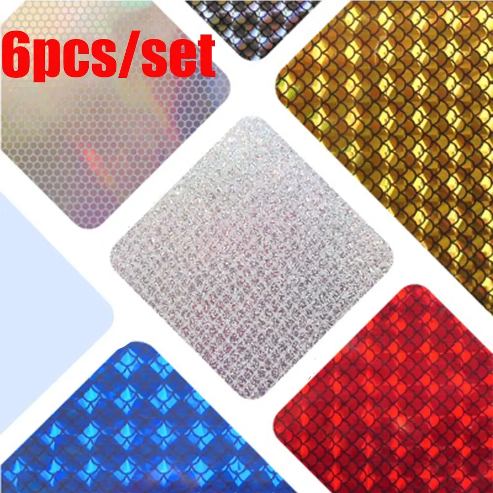 Durable 20 colores 7,5*10cm película adhesiva holográfica señuelo de pesca cinta Flash cambio de Color pegatina Material de atado de moscas - imagen 3