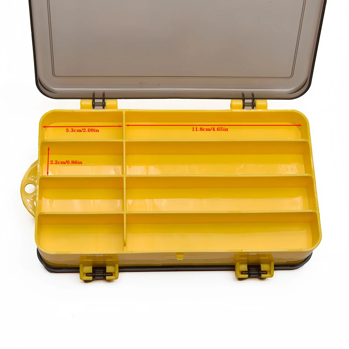 Caja de aparejos de doble cara, caja de almacenamiento de cebo falso, gancho de señuelo, accesorios de pesca, caja de almacenamiento de herramientas, suministros de pesca Wobbler de carpa - imagen 5