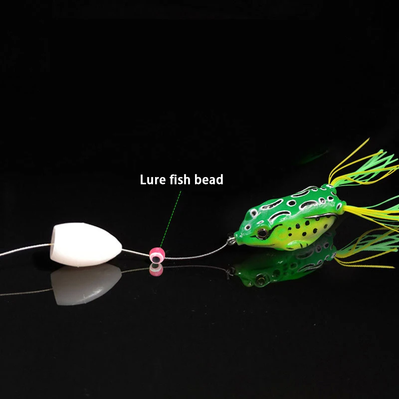 Señuelo de pesca de 100 piezas, Cuenta de bloqueo luminosa, cuentas de fregadero brillantes, accesorios de pesca, señuelo de pesca - imagen 2