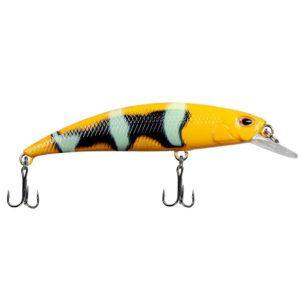 Señuelo de pesca en caja de 5 piezas, 9g/7cm, que se hunde señuelo de pececillo, cebo duro, equipo de pesca, ojos 3D con 2 anzuelos triples - imagen 5