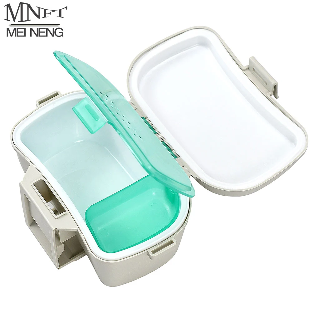 MNFT 1Pcs Plastic Fishing Box Fishing Live Baits Case Bait Lure Tackle Storage Container - imagen 5
