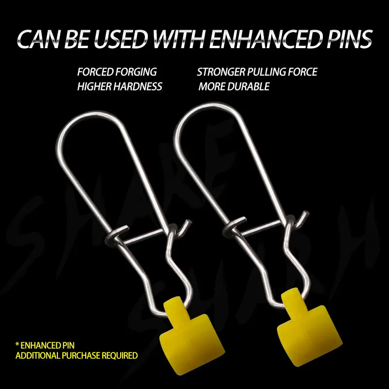 Señuelo de pesca de alta resistencia, localizador deslizante, broches de bloqueo Duo, conector, accesorios de pesca con cabeza de plástico, 30 piezas - imagen 3