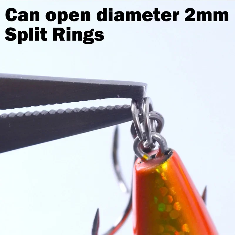 OUTKIT-Alicates de pesca multifuncionales, cortador de línea, removedor de anzuelos, tijeras de acero inoxidable, accesorios de abrazadera de pesca, cuerda de resorte - imagen 3